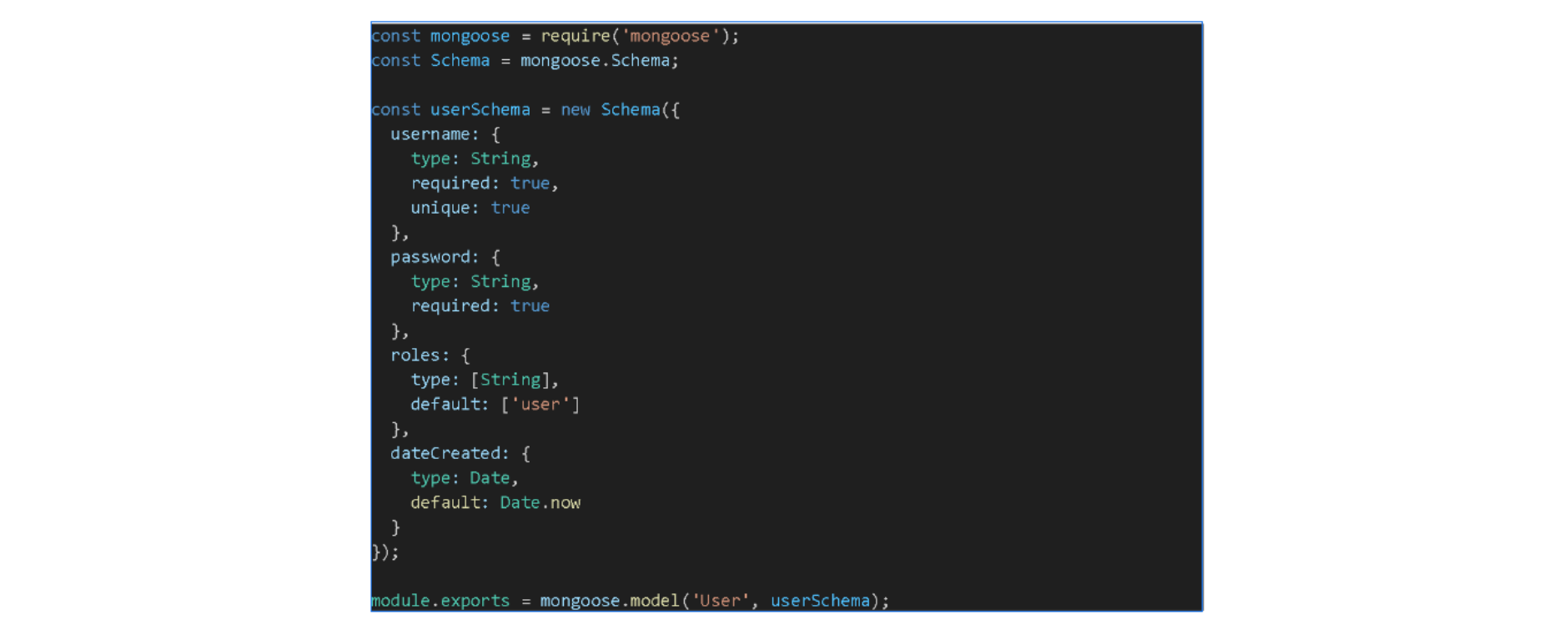 Example-User-Schema-with-Mongoose