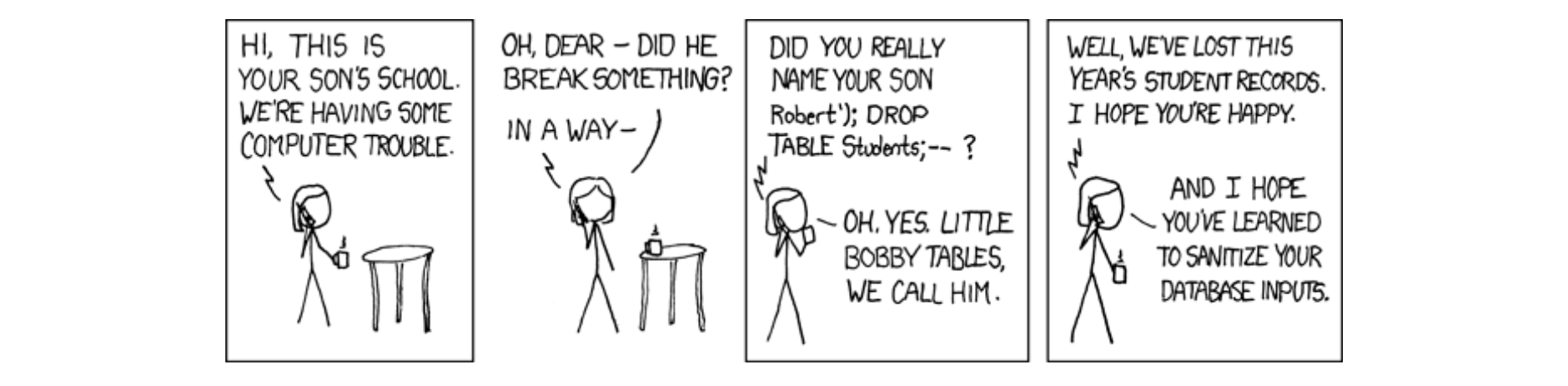 Robert-Drop-Table-Comic-using-an-ORM-library-to-prevent-attacks