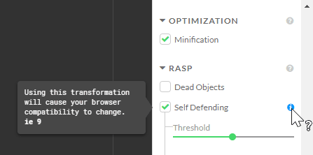 Jscrambler Browser Compatibility